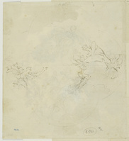 TvB T 513 verso
<br/>
Ontwerptekening voor een plafondstuk
<br/>
<em>Wit, Jacob de (1695-1754)</em>